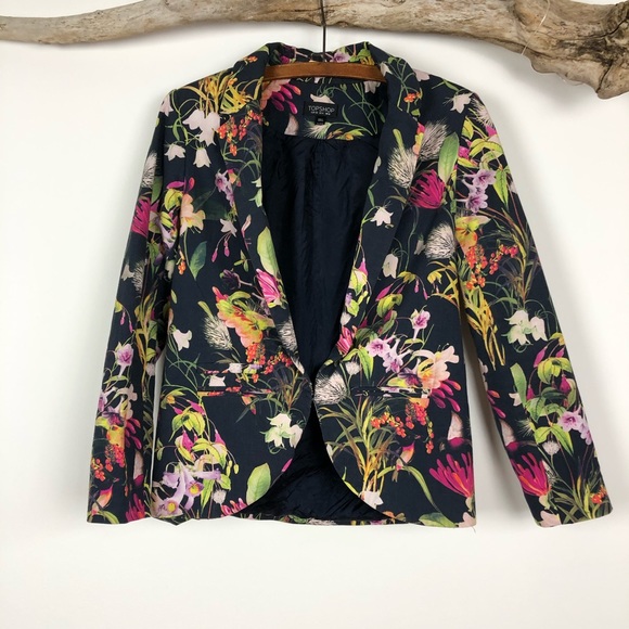 topshop floral jacket